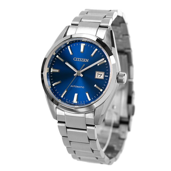 シチズン コレクション メカニカル クラシカルライン 日本製 自動巻き メンズ 腕時計 NB1050-59L CITIZEN ブルー ブランド おしゃれ 防水 プレゼント 男性 実用的