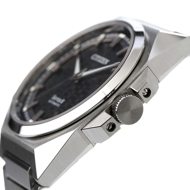 シチズン シリーズ8 メカニカル 831 自動巻き 腕時計 メンズ CITIZEN Series 8 NB6050-51E アナログ ブラック 黒 日本製 高級 ブランド おしゃれ 防水 文字盤 大きい プレゼント 男性 実用的