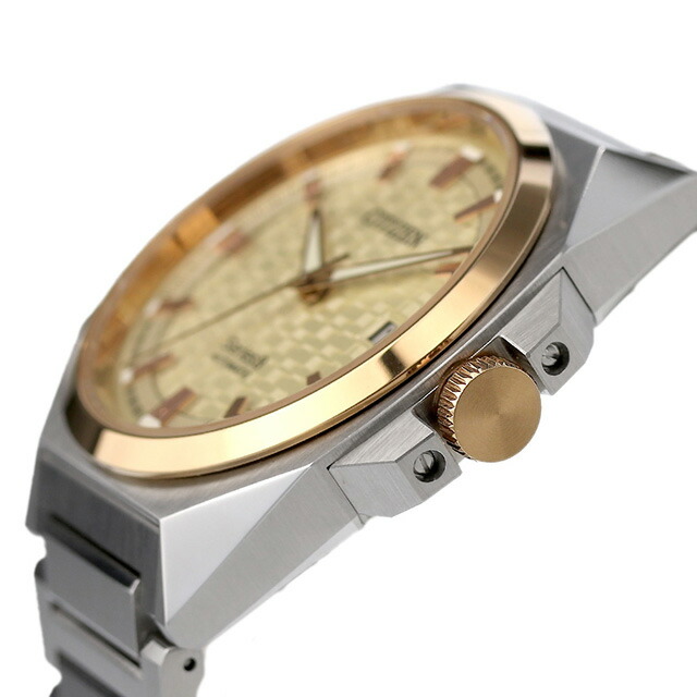 シチズン シリーズ8 メカニカル 831 自動巻き 腕時計 メンズ CITIZEN Series 8 NB6059-57P アナログ ゴールド 日本製 高級 ブランド おしゃれ 防水 文字盤 大きい プレゼント 男性 実用的