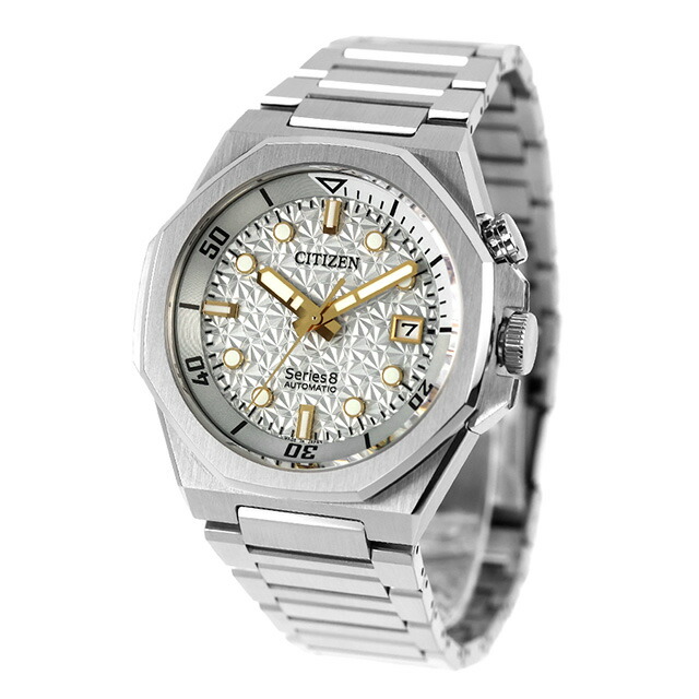 シチズン シリーズ8 880 Mechanical Limited 自動巻き 腕時計 ブランド メンズ 数量限定 耐磁2種 CITIZEN Series 8 NB6060-58H アナログ シルバー 日本製 高級 おしゃれ 防水 文字盤 大きい プレゼント 男性 実用的
