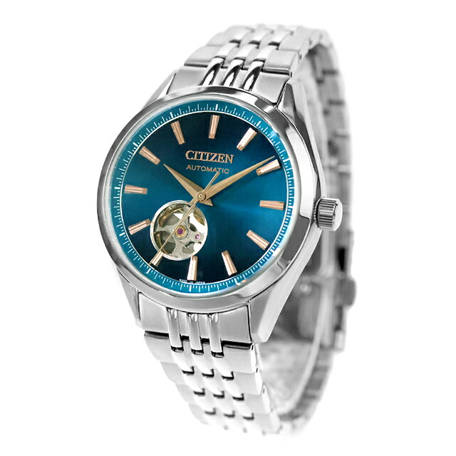 シチズン コレクション メカニカル「金碧珠」 限定モデル 自動巻き 腕時計 ブランド メンズ 数量限定 オープンハート CITIZEN COLLECTION NH9111-54L アナログ ブルー 日本製 おしゃれ 防水 プレゼント 男性 実用的
