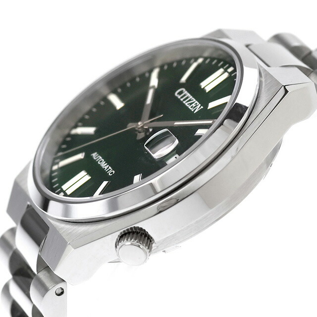シチズン コレクション TSUYOSA 自動巻き 腕時計 ブランド メンズ レディース CITIZEN COLLECTION NJ0200-50X アナログ グリーン おしゃれ 防水 プレゼント 実用的