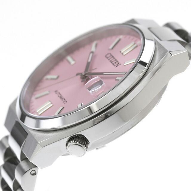 シチズン コレクション TSUYOSA 自動巻き 腕時計 ブランド メンズ レディース CITIZEN COLLECTION NJ0200-50Z アナログ ピンク おしゃれ 防水 プレゼント 実用的