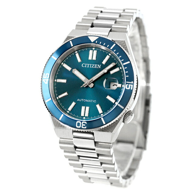 シチズン コレクション TSUYOSA 自動巻き 腕時計 ブランド メンズ CITIZEN COLLECTION NJ0231-56L アナログ マリンブルー おしゃれ 防水 プレゼント 男性 実用的