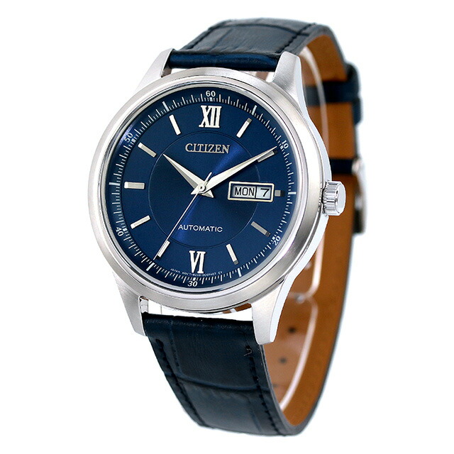シチズン コレクション メカニカル デイ＆デイト 自動巻き 腕時計 ブランド メンズ CITIZEN COLLECTION NY4050-11L アナログ ネイビー おしゃれ 防水 プレゼント 男性 実用的