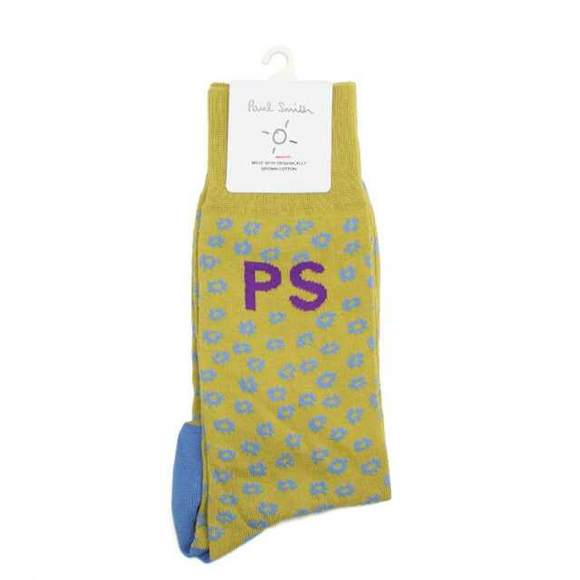 ポール・スミス ソックス メンズ ブランド Paul Smith イタリア M1A380CI イエロー系 マルチカラー ウェア