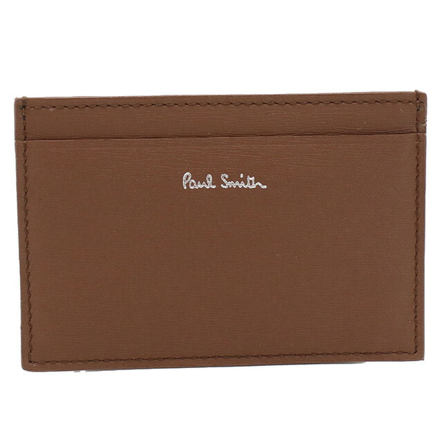 ポール・スミス カードケース メンズ Paul Smith レザー イタリア M1A4768 BROWN ブラウン系 財布 定期入れ ブランド 高級 おしゃれ プレゼント 実用的