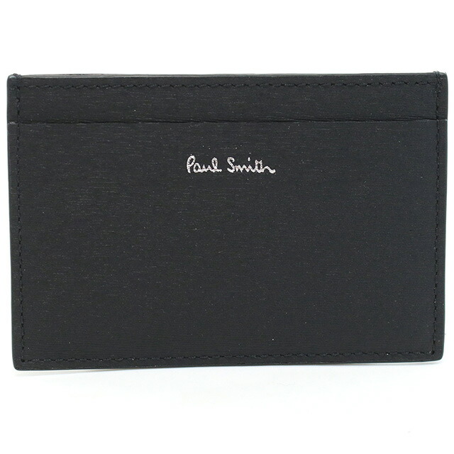 ポール・スミス カードケース メンズ Paul Smith レザー イタリア M1A4768 BLACK ブラック 財布 定期入れ ブランド 高級 おしゃれ プレゼント 実用的