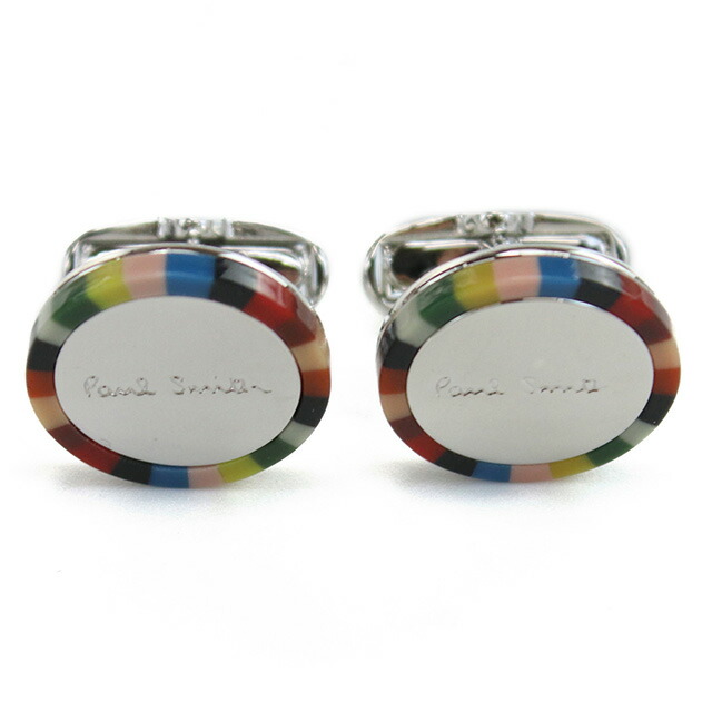 ポール・スミス カフス メンズ ブランド Paul Smith M1ACUFF シルバー系 マルチカラー 小物