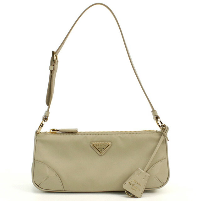 プラダ セミショルダー レディース ブランド PRADA 1BC201 ベージュ バッグ