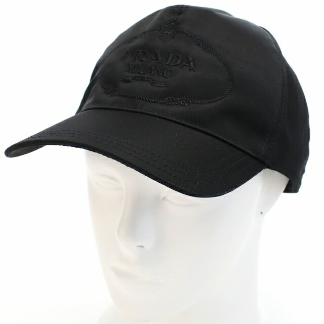 プラダ キャップ ユニセックス PRADA イタリア 1HC179 NERO ブラック 小物 選べるモデル
