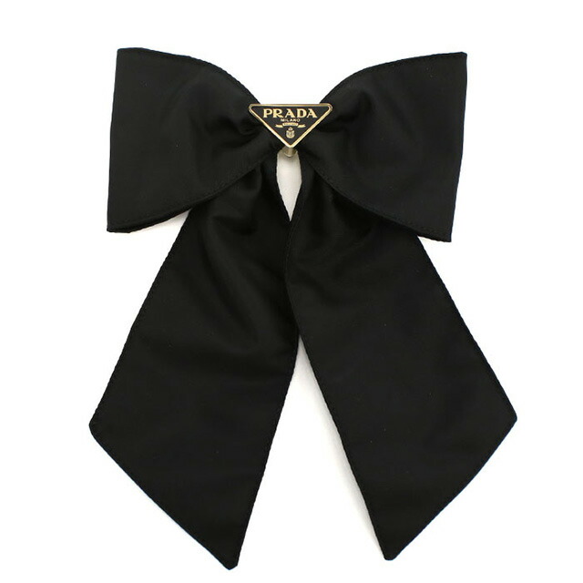 プラダ バレッタ レディース ブランド PRADA 1IF163 ブラック ヘアアクセサリー