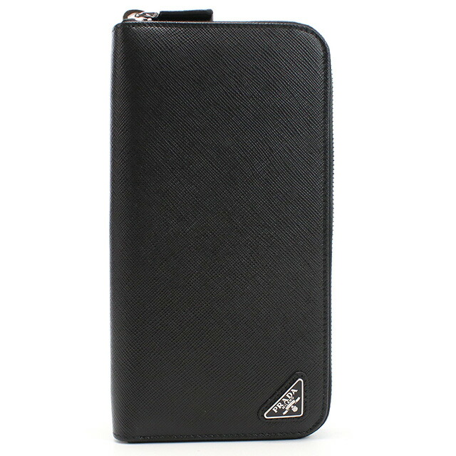 プラダ 長財布ラウンドファスナー メンズ PRADA イタリア 2ML317 NERO ブラック 財布 ウォレット ブランド 高級 おしゃれ プレゼント 実用的