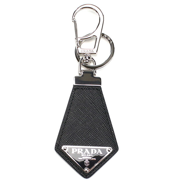 プラダ キーリング ユニセックス ブランド PRADA 2PP041 ブラック 小物