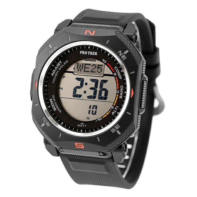 プロトレック PRO TREK Climber Line タフソーラー（ソーラー充電システム） PRG-69-1 メンズ 腕時計 ブランド カシオ casio デジタル ブラック 黒 おしゃれ 防水 プレゼント 男性 実用的