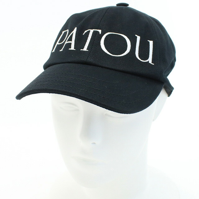 パトゥ キャップ レディース ブランド PATOU コットン100% ブルガリア AC0400132 BLACK ブラック 帽子