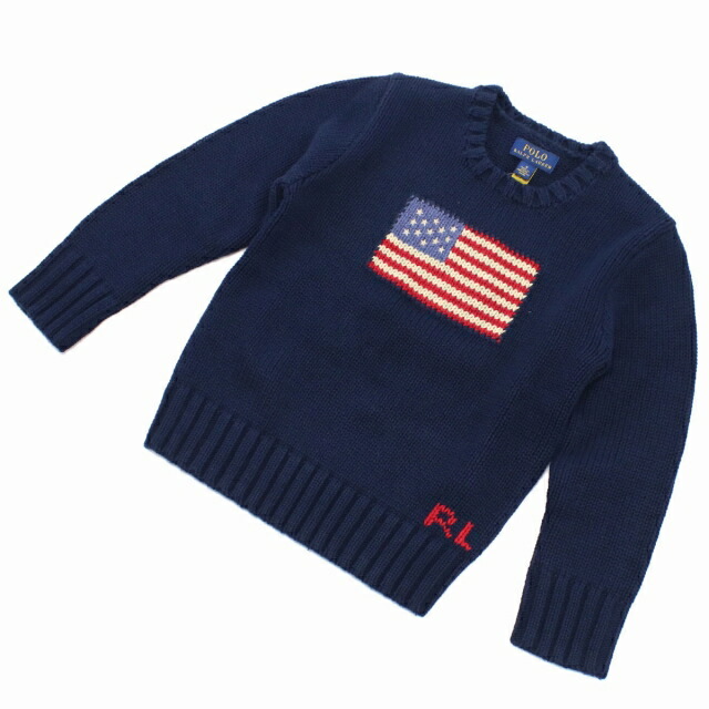 子供服 キッズ 女の子 男の子 高級 ブランド 出産祝い ギフト おしゃれ ラルフローレン ニット ベビー RALPH LAUREN コットン100% 323668000000 HUNTER NVY ネイビー系 ファッション 選べるモデル