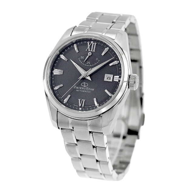 オリエントスター Contemporary Date 自動巻き 腕時計 ブランド メンズ ORIENT STAR RK-AU0112V アナログ ネイビー 日本製 おしゃれ 防水 プレゼント 男性 実用的