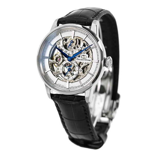 オリエントスター スケルトン 手巻き RK-AZ0002S 銀河 腕時計 メンズ スケルトン ブラック SKELETON ブランド おしゃれ 防水 プレゼント 男性 実用的