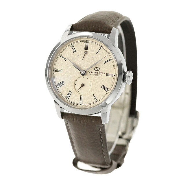 オリエントスター Classic Collection M45 F7 Small Second 自動巻き 腕時計 ブランド メンズ ORIENT STAR RK-BS0002S アナログ ベージュ ブラウン 日本製 おしゃれ 防水 プレゼント 男性 実用的
