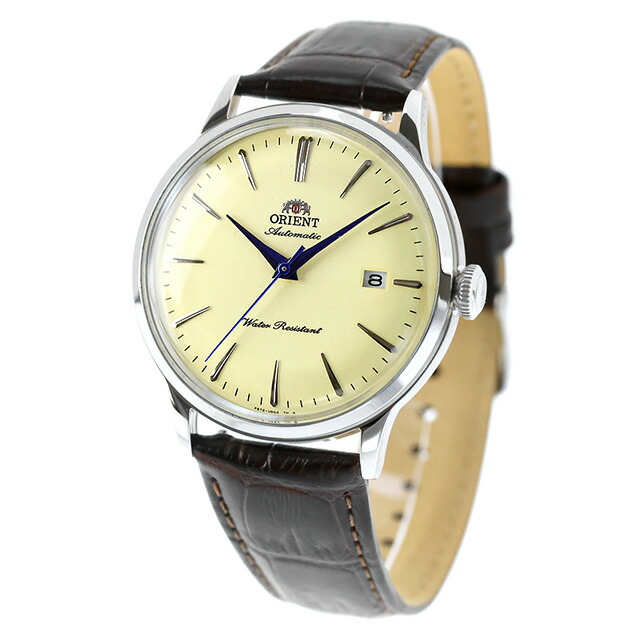 オリエント Classic Orient Bambino 自動巻き 腕時計 ブランド メンズ ORIENT CLASSIC RN-AC0033Y アナログ アイボリー ダークブラウン 白 おしゃれ 防水 プレゼント 男性 実用的