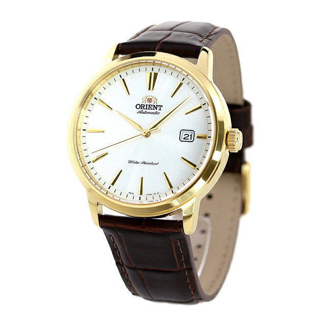 オリエント コンテンポラリー 自動巻き メンズ 腕時計 RN-AC0F04S ORIENT 時計 シルバー ブラウン ブランド おしゃれ 防水 プレゼント 男性 実用的