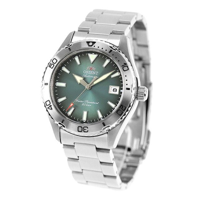 オリエント Sports Orient Mako 自動巻き 腕時計 ブランド メンズ ORIENT SPORTS RN-AC0Q13E アナログ グリーン おしゃれ 防水 プレゼント 男性 実用的