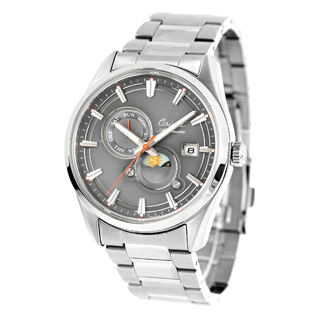 オリエント Contemporary Orient Stretto 自動巻き 腕時計 ブランド メンズ 数量限定 ORIENT CONTEMPORARY RN-AK0311N グレー おしゃれ 防水 プレゼント 男性 実用的