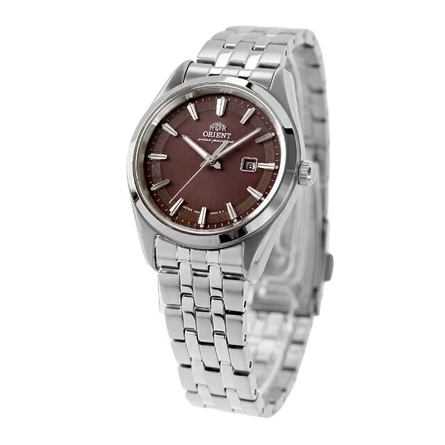 オリエント コンテンポラリー オリエント ストレット ソーラーパワード 腕時計 ブランド レディース ORIENT CONTEMPORARY RN-WG0603R アナログ ピンクブラウン おしゃれ 防水 かわいい プレゼント 女性 実用的