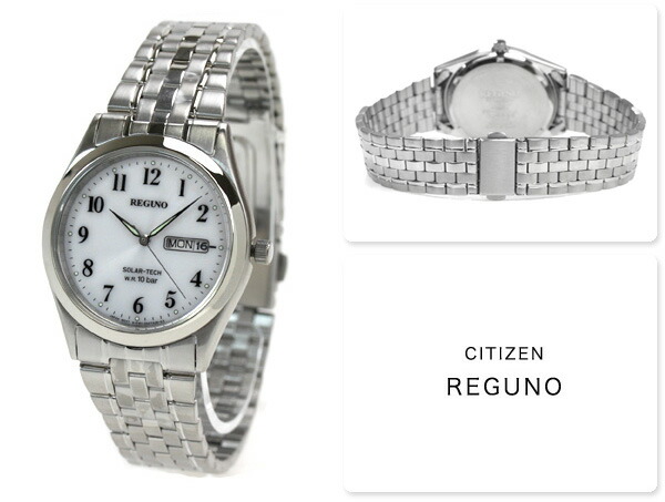 シチズン REGUNO レグノ ソーラーテック スタンダード RS25-0051B 腕時計 時計 ブランド おしゃれ 防水 プレゼント 男性 実用的