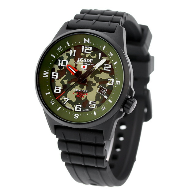 ケンテックス JSDF コンバットソーラー 陸軍 ソーラー 腕時計 メンズ Kentex S715M-16 アナログ カモフラージュ ブラック 黒 日本製 ブランド おしゃれ 防水 プレゼント 男性 実用的