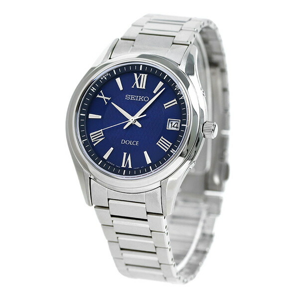 セイコー ドルチェ 電波ソーラー メンズ 腕時計 チタン SADZ197 SEIKO ネイビー 時計 高級 ブランド おしゃれ 防水 プレゼント 男性 実用的