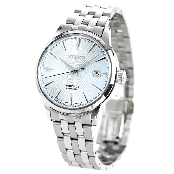 セイコー プレザージュ Cocktail Time カクテル スカイダイビング 自動巻き メンズ 腕時計 SARY161 SEIKO PRESAGE アイスブルー 高級 ブランド おしゃれ 防水 プレゼント 男性 実用的