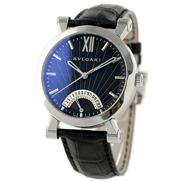 ブルガリ 時計 BVLGARI ソティリオ 42mm 自動巻き SB42BSLDR 腕時計 ブラック 高級 ブランド おしゃれ 防水 プレゼント 男性 実用的