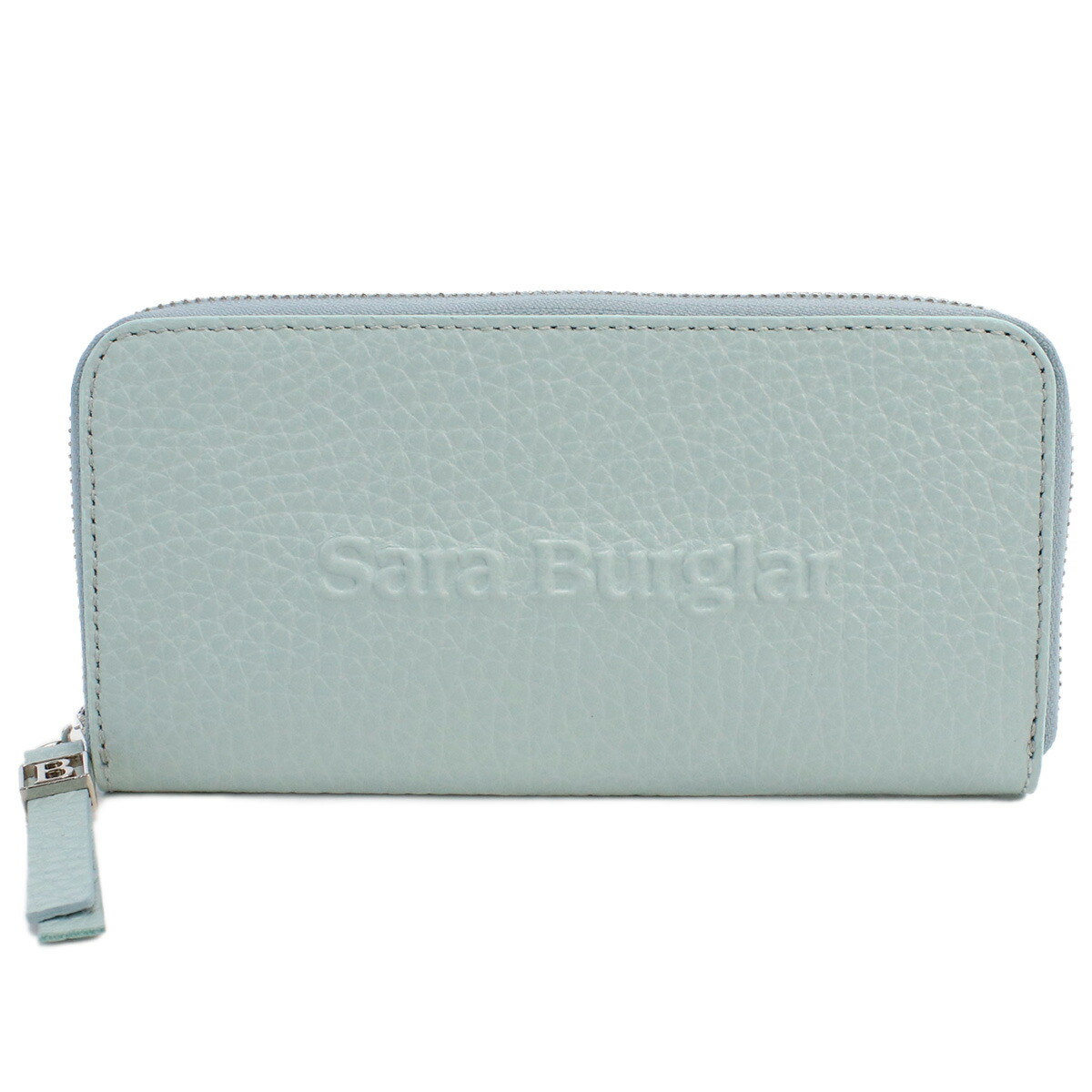 サラバーグラー 長財布ラウンドファスナー レディース Sara Burglar BUFALO LOGO レザー イタリア 110L MARINE ブルー系 財布 ウォレット ブランド 高級 おしゃれ プレゼント 実用的