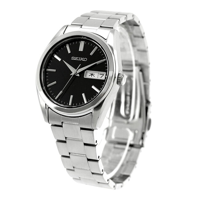 セイコーセレクション メンズ アナログクオーツ デイデイトSシリーズ クオーツ 腕時計 メンズ SEIKO SELECTION SBTH011 アナログ ブラック 黒 ブランド おしゃれ 防水 プレゼント 男性 実用的