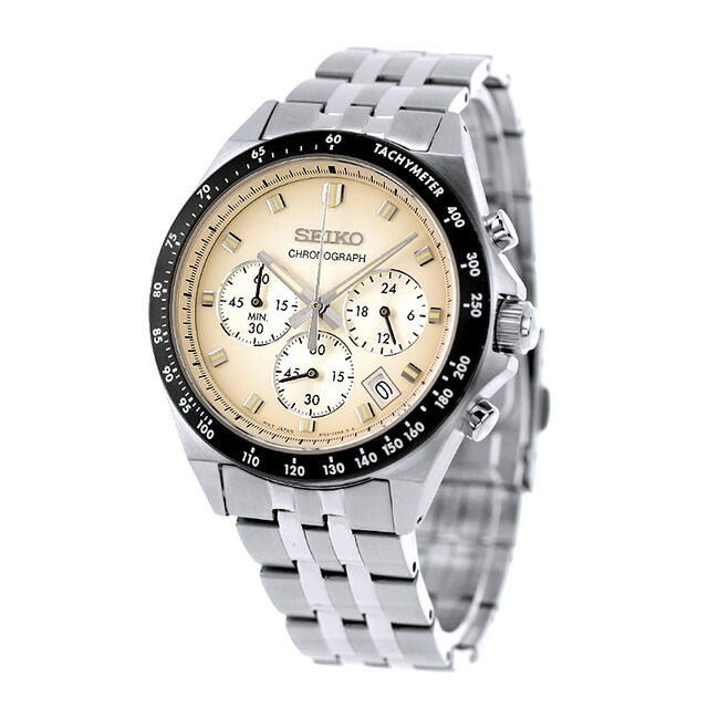 セイコーセレクション Sシリーズ クオーツ 腕時計 メンズ クロノグラフ SEIKO SELECTION SBTR045 アナログ アイボリーグラデーション ブランド おしゃれ 防水 プレゼント 男性 実用的