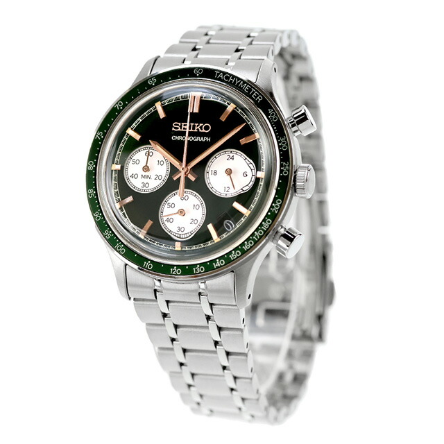 セイコーセレクション クォーツ 電池式 腕時計 ブランド メンズ クロノグラフ SEIKO SELECTION SBTR057 アナログ グリーン おしゃれ 防水 プレゼント 男性 実用的