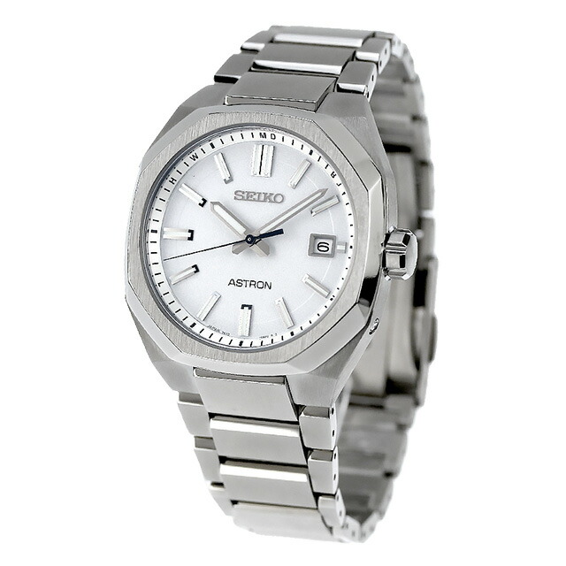 セイコー アストロン NEXTER 3rd Collection ソーラー電波 電波ソーラー 腕時計 メンズ チタン SEIKO ASTRON SBXY081 アナログ ホワイト 白 日本製 高級 ブランド おしゃれ 防水 文字盤 大きい プレゼント 男性 実用的
