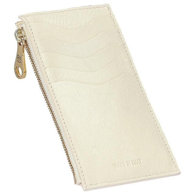 イルビゾンテ カードケース メンズ レディース IL BISONTE SCC105PV0001 ホワイト 定期入れ ブランド 高級 おしゃれ プレゼント 実用的