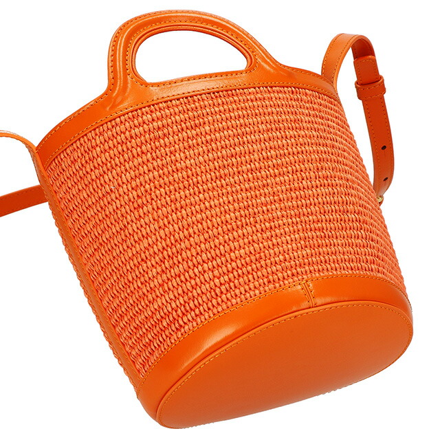 マルニ ハンドバッグ レディース ブランド MARNI SCMP0056Q1-P3860 オレンジ 軽量 小さめ 手提げ 高級 おしゃれ プレゼント 女性 実用的 かわいい