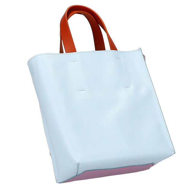マルニ ハンドバッグ レディース ブランド MARNI SHMP0040Q0-P2644 パープル／ブルー 軽量 小さめ 手提げ 高級 おしゃれ プレゼント 女性 実用的 かわいい