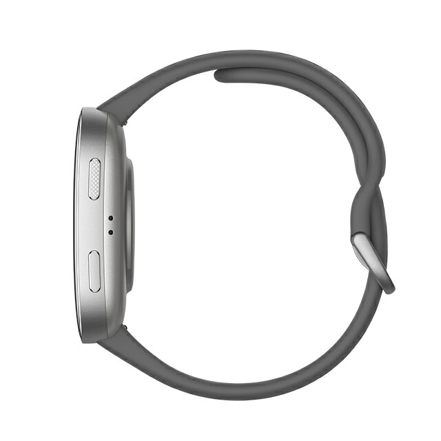 アマズフィット Bip6 充電式クォーツ スマートウォッチ ブランド メンズ レディース Bluetooth Amazfit SP170074-C17 デジタル チャコールグレー