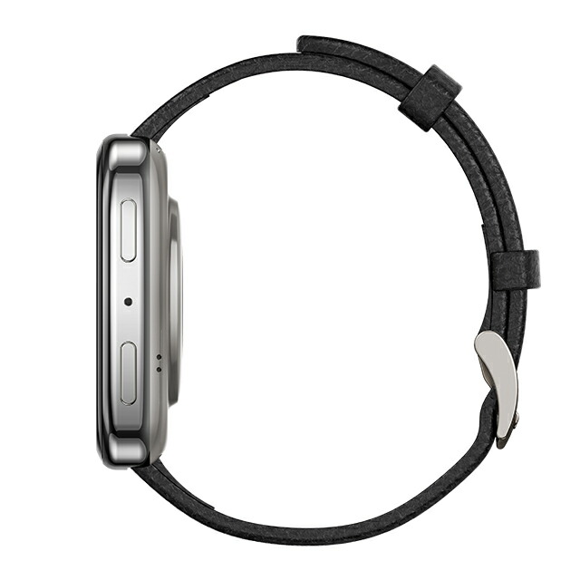 アマズフィット プレミアムバージョン 充電式クォーツ スマートウォッチ ブランド メンズ レディース Bluetooth 替えベルト 健康 Amazfit SP170075-C01 デジタル シルバー ブラック 黒