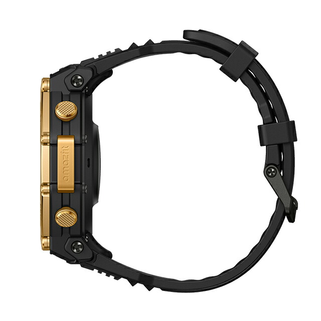 アマズフィット T-Rex 3 Pro 充電式クォーツ スマートウォッチ ブランド メンズ レディース チタン Bluetooth 健康 Amazfit SP170078-C238 デジタル ブラック 黒