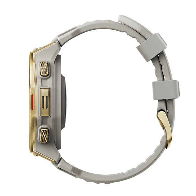 アマズフィット T-Rex 3 Pro 44mm 充電式クォーツ スマートウォッチ ブランド メンズ レディース チタン Bluetooth Amazfit SP170079-C243 デジタル アークティックゴールド