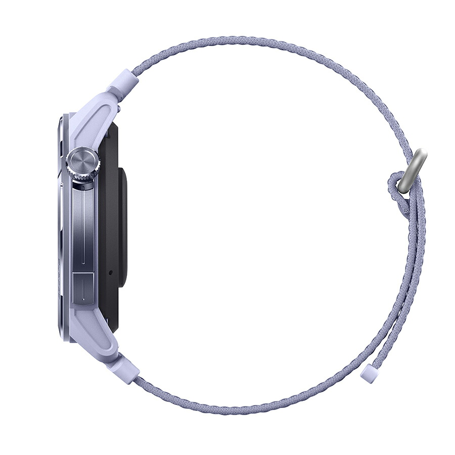 ミブロ GS Active2 充電式クォーツ スマートウォッチ ブランド メンズ レディース Bluetooth 替えベルト mibro SP380015-C237 デジタル ブラック パープル 黒