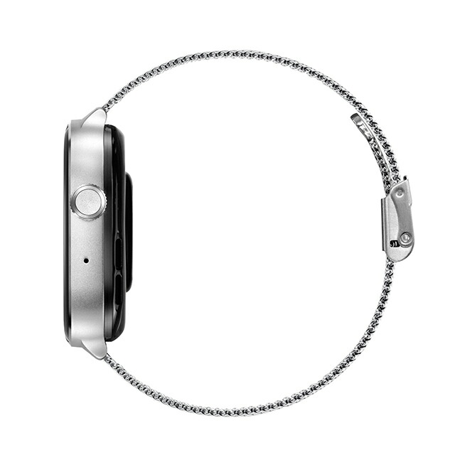 ミブロ Watch FIT シルバー 充電式クォーツ スマートウォッチ ブランド メンズ レディース Bluetooth 替えベルト mibro SP380018-C24 デジタル ブラック 黒