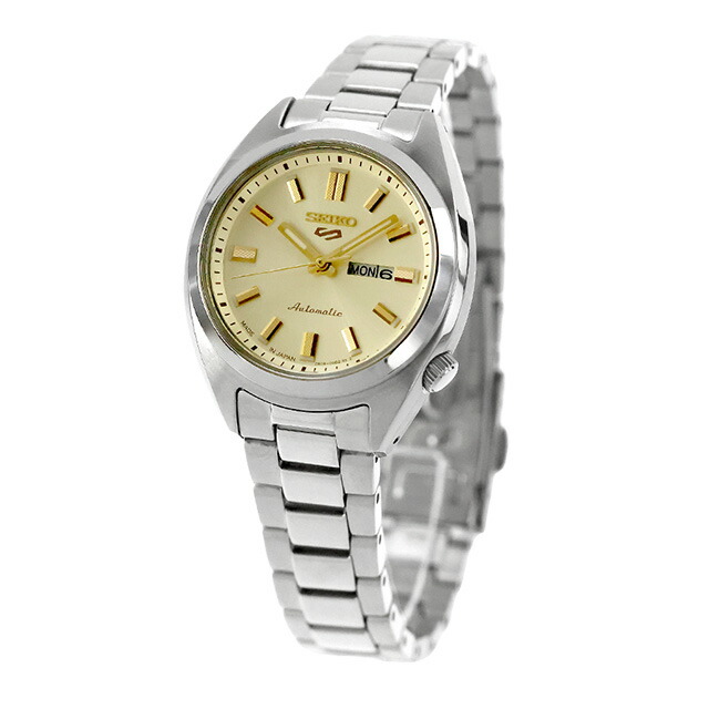 セイコー5 スポーツ SNXS Series 自動巻き 腕時計 ブランド レディース Seiko 5 Sports SRRA011 アナログ シャンパンゴールド 日本製 おしゃれ 防水 軽い 華奢 かわいい プレゼント 女性 実用的