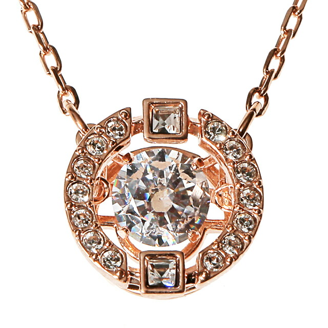 スワロフスキー ネックレス レディース ブランド SWAROVSKI Una ペンダント スワロフスキー 5272364 ローズゴールド アクセサリー